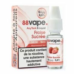 88 Vape E-liquide 10ml 6mg/ml Fr - 88 VAPE