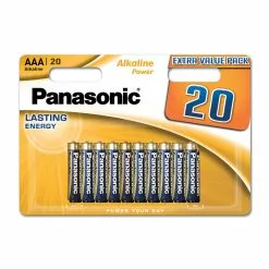 SIGNATURE METALLICS Pile Lr03 Alcaline X20 Power - PANASONIC