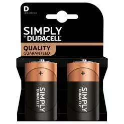 Eveready Pile Duracell Simply Lr20 X2 - Duracell