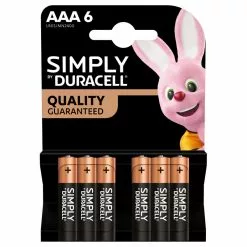 Eveready Pile Simply Duracell Aaa X6 - Duracell