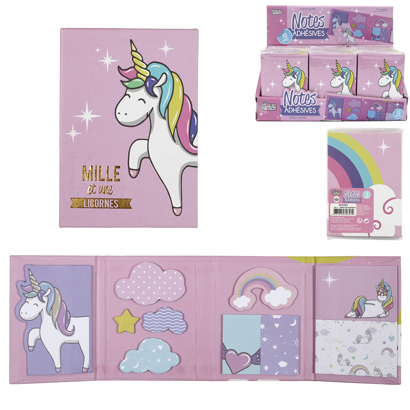 Harry Potter Notes Adhesives Licorne - JEUX DE MOMES 4 Harry Potter Notes Adhesives Licorne - JEUX DE MOMES – Image 2