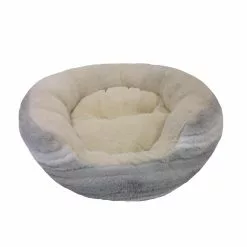 GRAND COUCHAGE Lit Pour Chien Gris