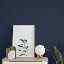 Bartoline Papier Peint Uni Marine - ARTHOUSE