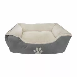 GRAND COUCHAGE Panier Pour Chien Gris