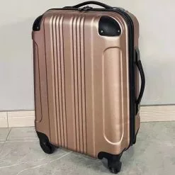 PAT PATROUILLE Valise Abs 75cm Rose Gold Rayure