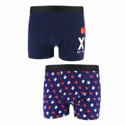 LILO ET STITCH Set 2x Boxers Homme Xv De France - FFR -Cadeaux Soldes Magasin 482046 2 large default